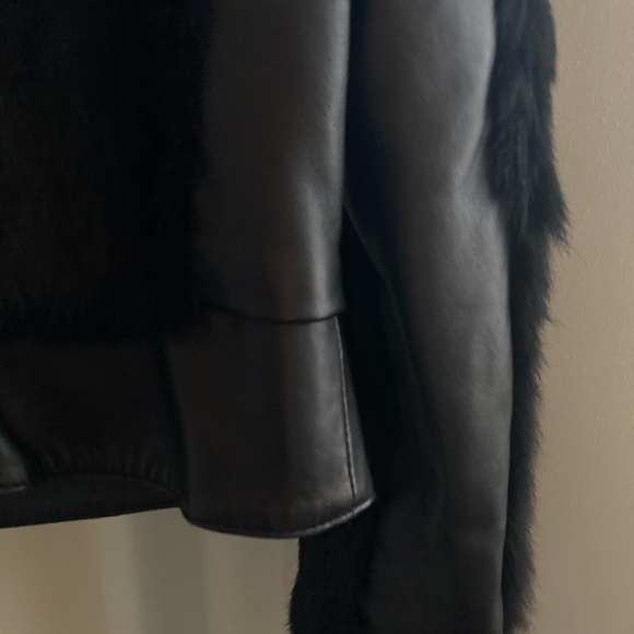 Armani Bunny and Leather Jacket - Picture 5 of 11